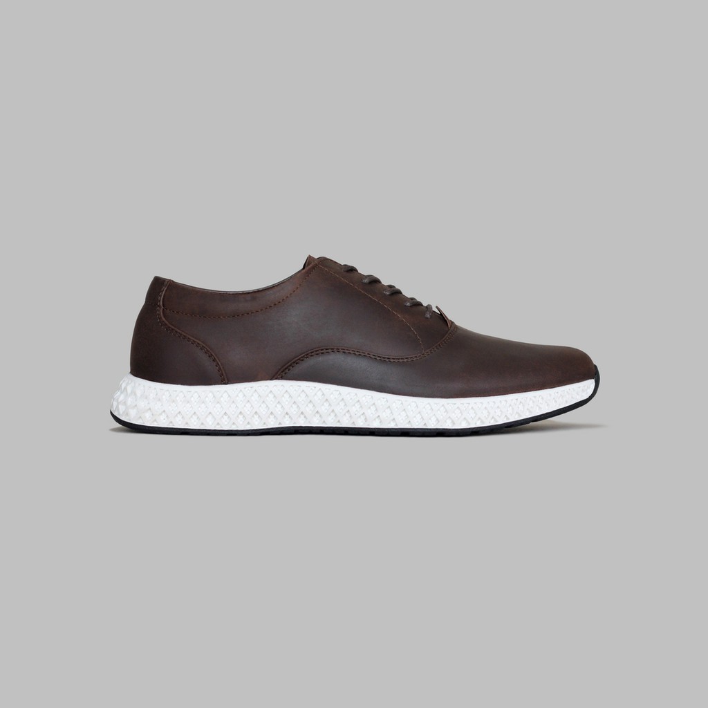 ARTAP - Sepatu Sneakers Kulit Asli - Wolio CH Brown White Sole