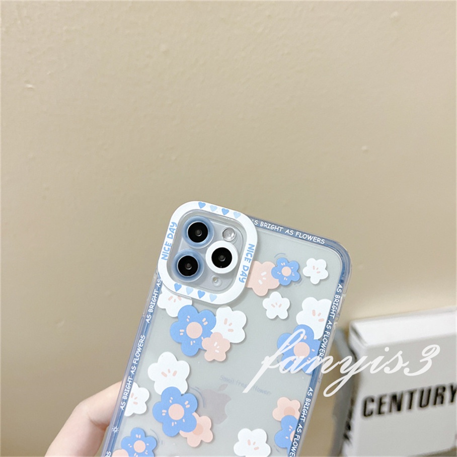 Samsung A14 A34 A54 M14 A04 A04s M23 A03 A13 A23 A33 A53 A73 A03s A02 A12 A22 A52 A72 A32 A51 A71 A50 A50s A30s A30 A20 A21s A31 A11 M53 Soft Case TPU Motif Bunga Untuk