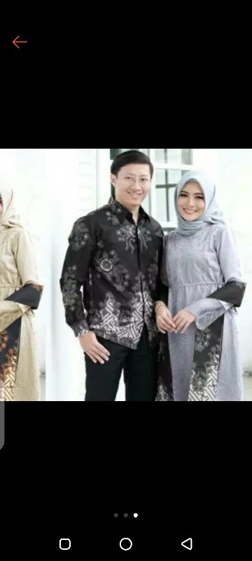 ( Termurah Ready 2 Warna) Couple Batik Danilla Bunga Pager Tille Premium Abimanyu