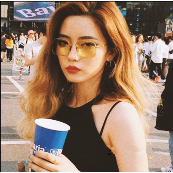 ELFYDO K704 Kacamata Wanita Kaca Mata Hitam Sunglasses Style Korea Fashion Pria