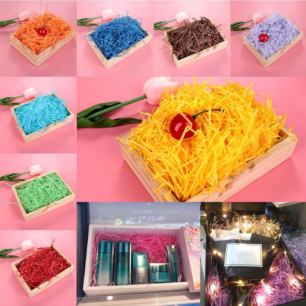 Solighter 20g Raffia Shredded Paper Craft Packaging Alat Aksesaries Confetti Wrapping Perlengkapan