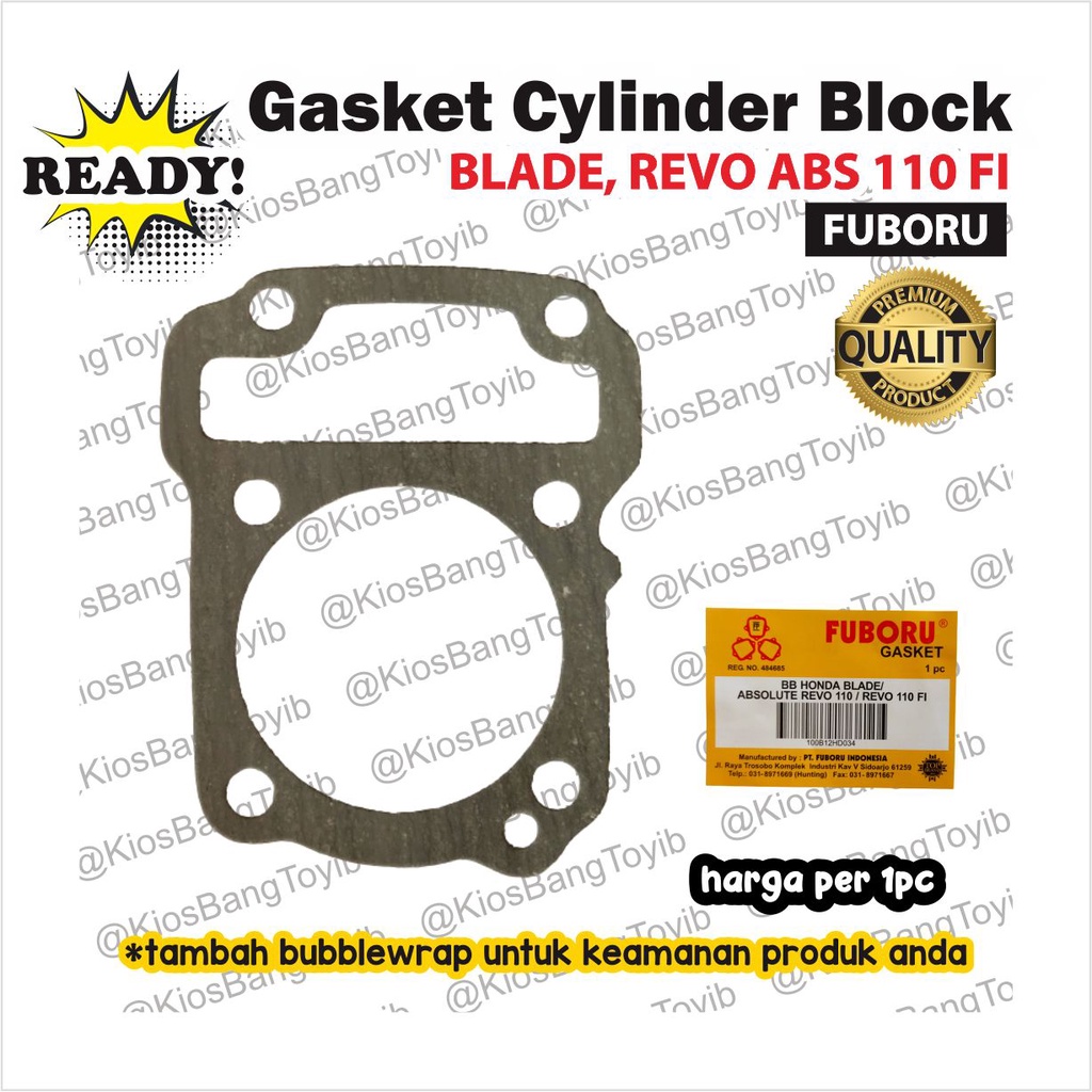 Packing Gasket Cylinder Block (BB) Blade Revo Abs 110 FI (FUBORU)