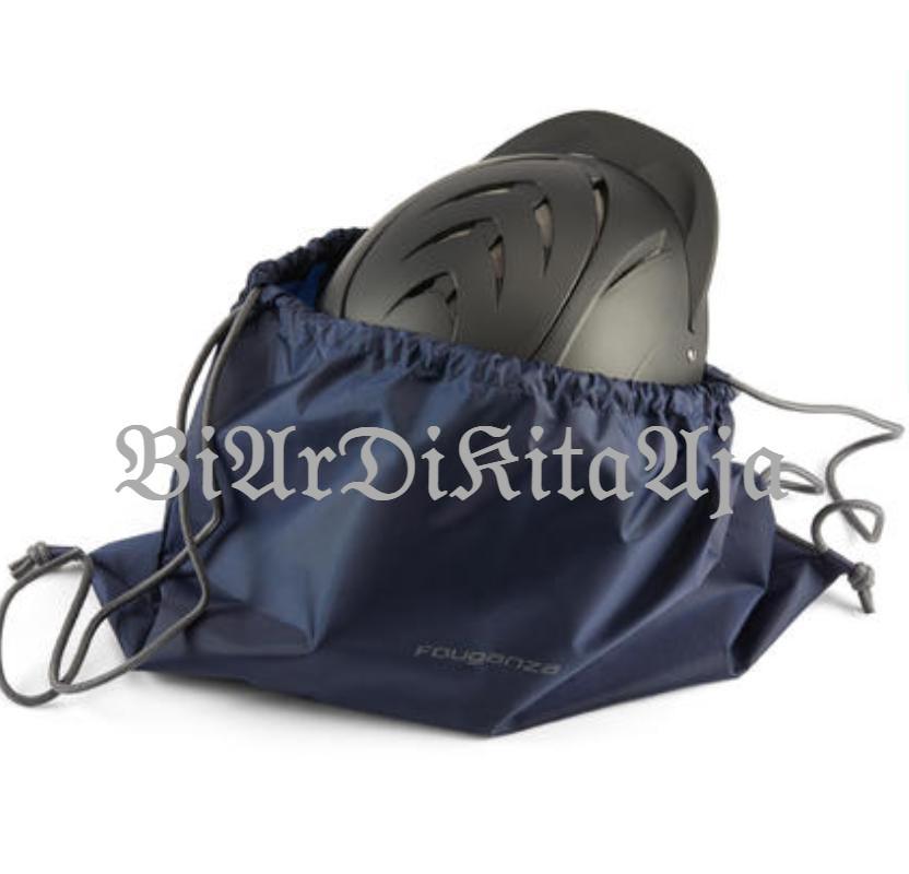 Tas Helm Berkuda Horse Riding Helmet Bag Navy - Fouganza
