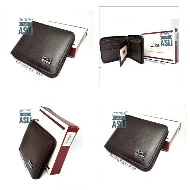 Dompet kulit asli pria wanita original Imperial Horse model seleting putar