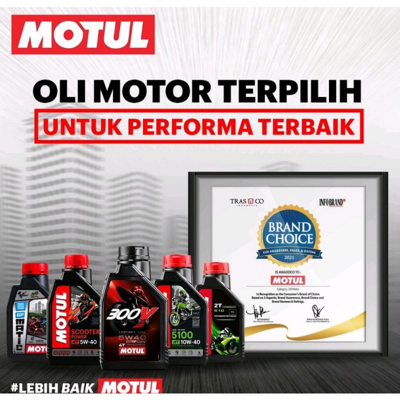Sunkisscoo Oli Motor Motul Le Scooter 10W-30 800 Ml Beat Scoopy Vario 125 150 Esp