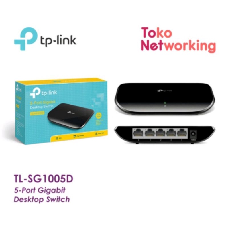 TP-Link 5port Gigabit Desktop Switch TL-SG1005D original