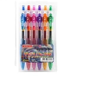 

SHOPEE 1.1 Kenko Gel Pen K-1 Set 6 warna CS6 [KODE 83]