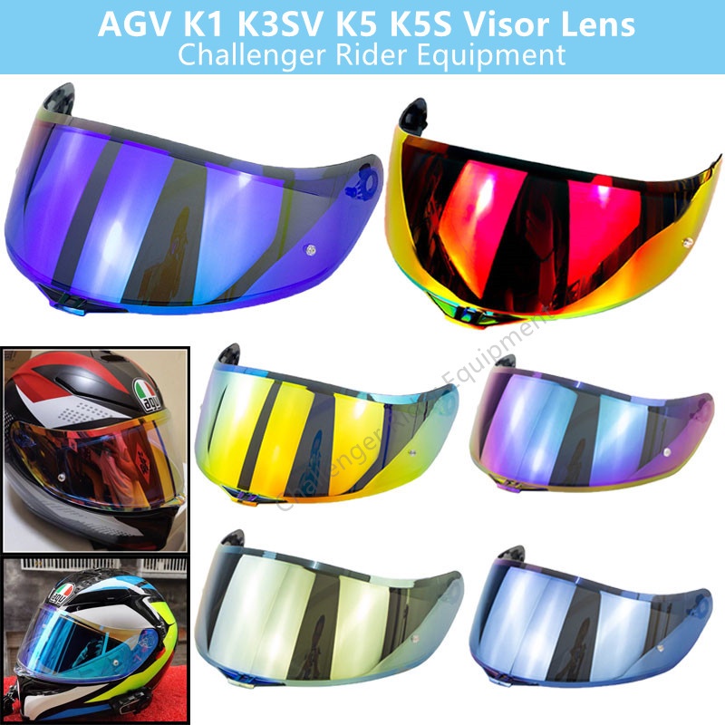 Revo Iridium Visor Lens AGV K3SV K1 K5 K5S AGV Helm Visor Lens EVO GSX3000 V1 V2 Visor Dukung COD