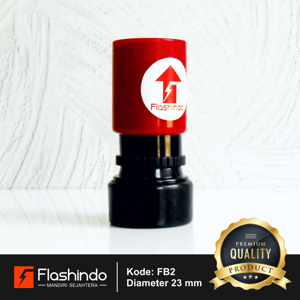 

Flashindo Stempel Warna Bulat Kecil | Diameter 23 mm | Stempel/Cap Toko/Sales/Voucher