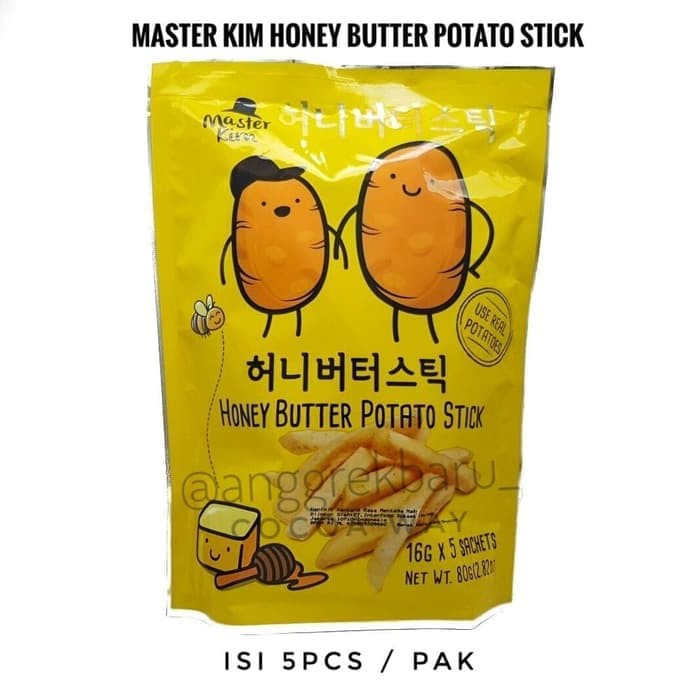 

Master Kim Potato Butter Snack Stick/ Kentang Madu