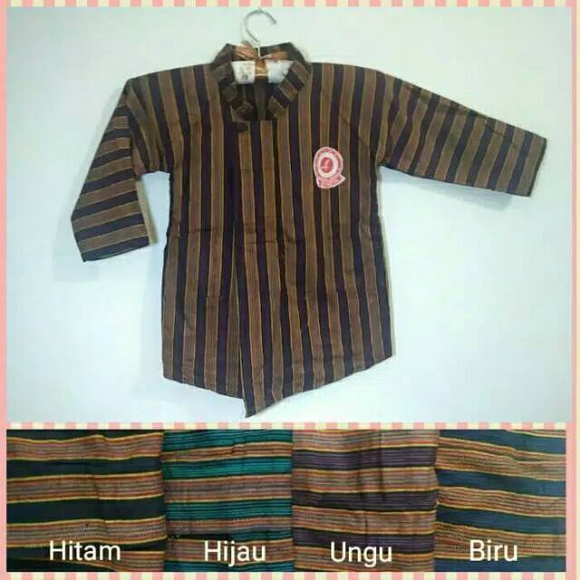 Baju adat jawa | baju surjan lurik | baju sorjan | baju lurik |