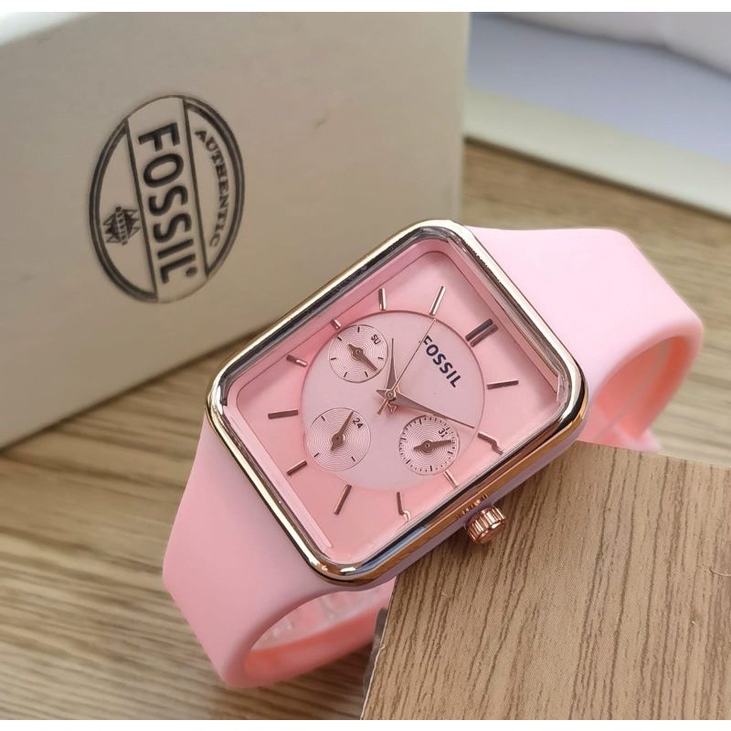 Jam Tangan Fossl Terlaris Pria Wanita Rubber Jam Tangan Fashion Keren