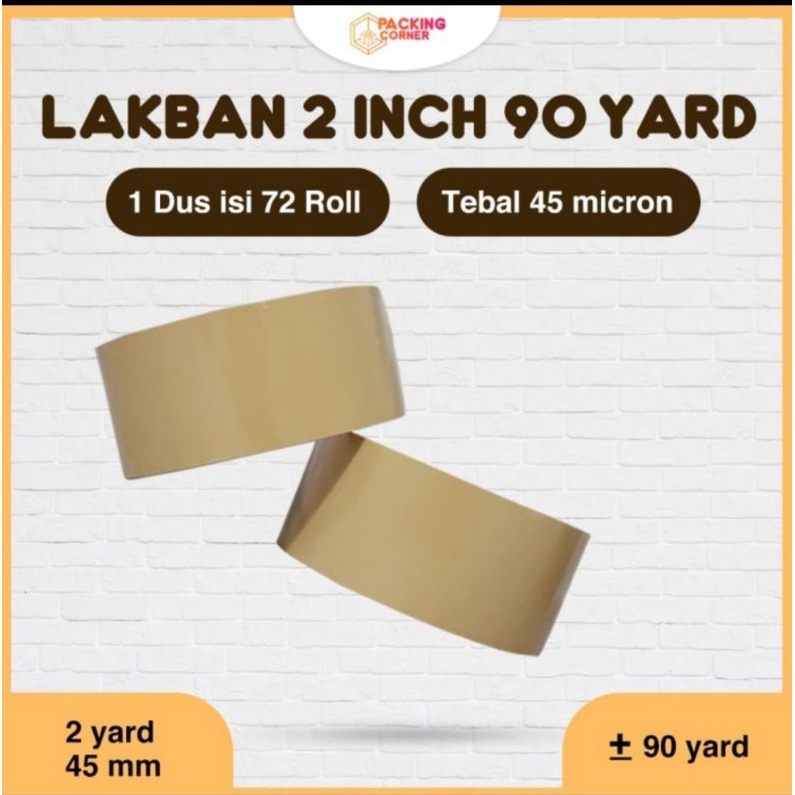 

lakban coklat 100yard
