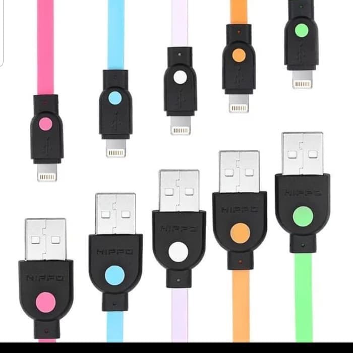 Kabel data toples hippo caby 2 iphone 6,7, 8 iphone x Original
