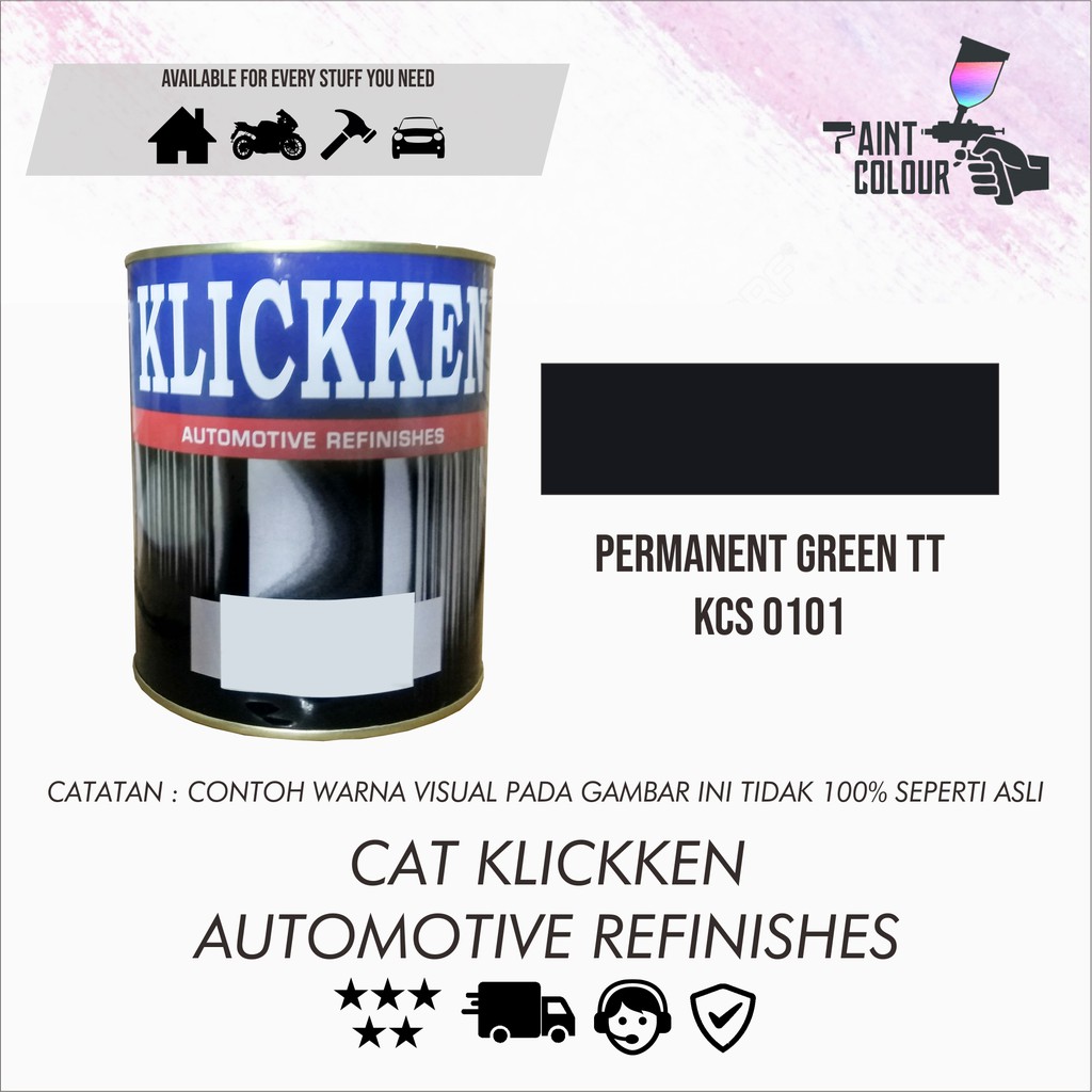 Cat Klickken Automotive Refinishes - Permanent Green KCS 0101