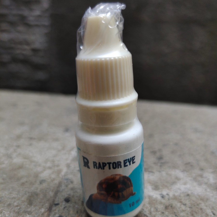 RAPTOR EYE 10ml OBAT MATA TORTOISE REPTILE SULCATA PARDALIS ALDABRA