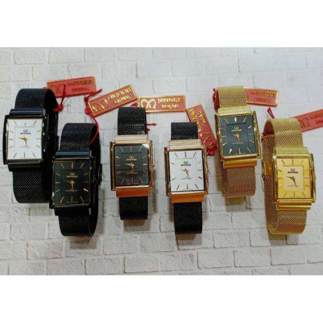 Jam tangan wanita MIRAGE S742B rantai pasir segi new