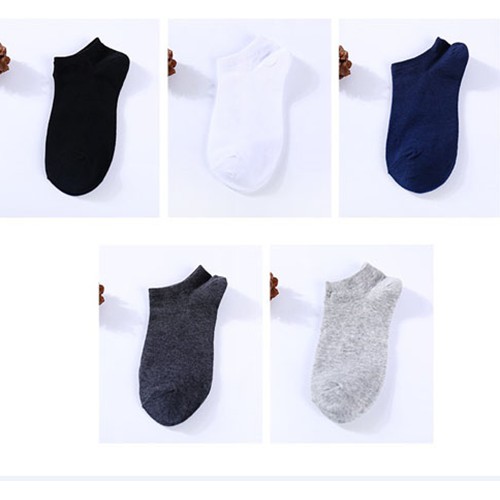 kaos kaki shallow contact non-slip Men's cotton ankle socks 010