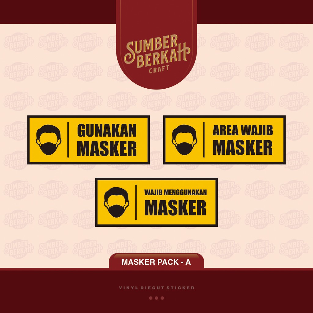 

STICKER MASKER PACK - A (satuan)