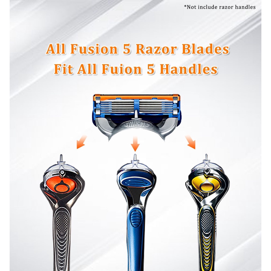 Gillette Fusion 5 Pisau Pengganti / Alat cukur manual / pisau cukur 5 lapis