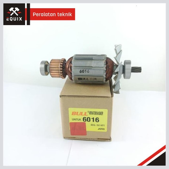 ANGKER BULL ARMATURE 6016 FOR MESIN BOR TANGAN DRILL MAKITA 6016