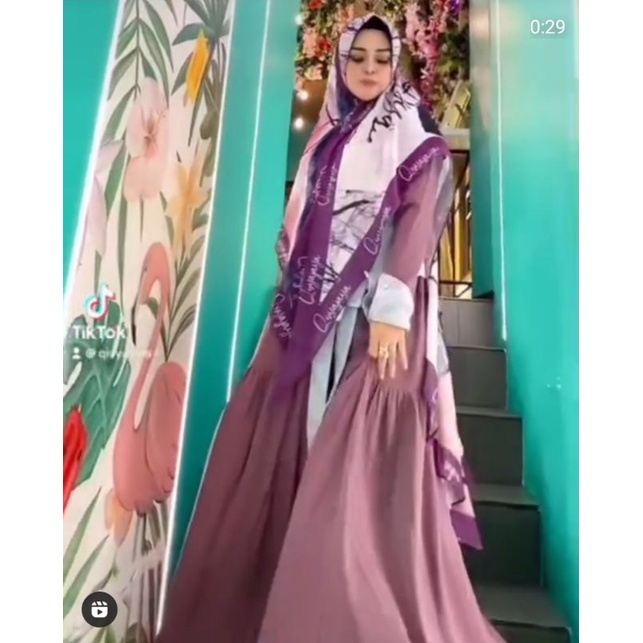 Qisya.jaya set syar'i 3 in 1
