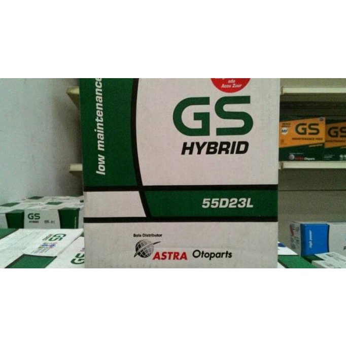 Aki Mobil Nissan Juke, Teana, X Trail GS astra hybrid 55D23L aki basah langgengb4 Kualitas Baik