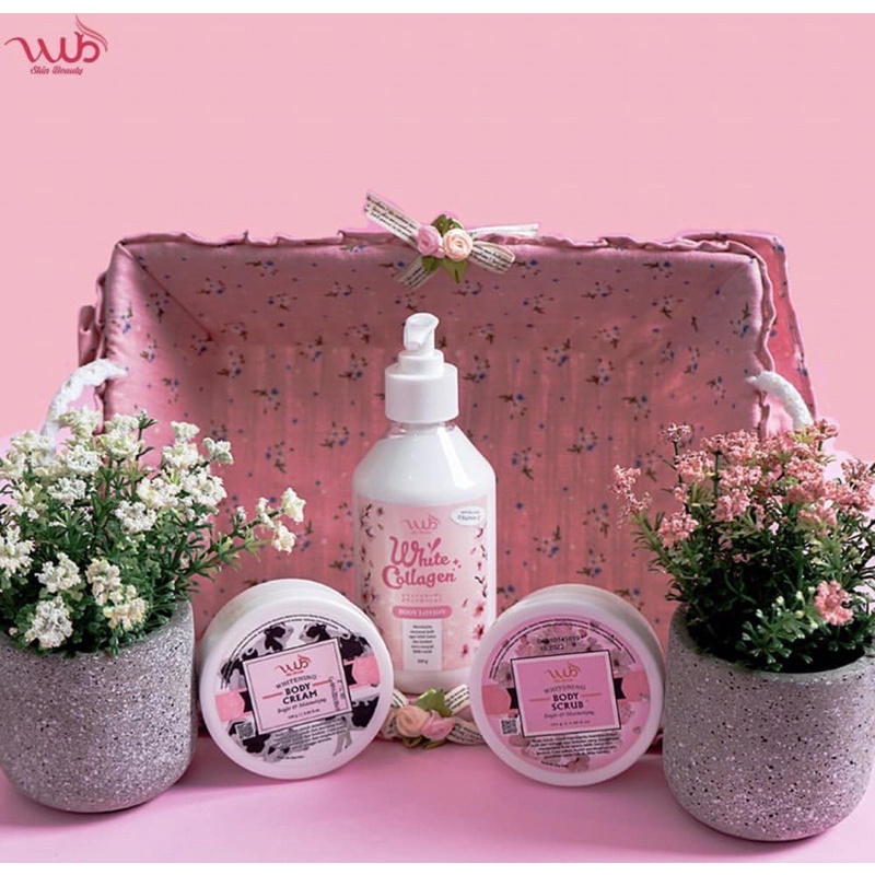 PAKET HEMAT WUB SKIN BEAUTY/CERAH DAN GLOWING (HALAL & SUDAH BPOM)