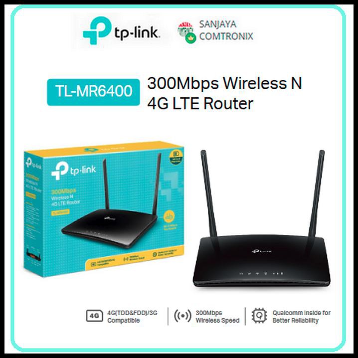 Harga Khusus Tp Link 300mbps Wireless N 4g Lte Router Tl Mr6400 Shopee Indonesia