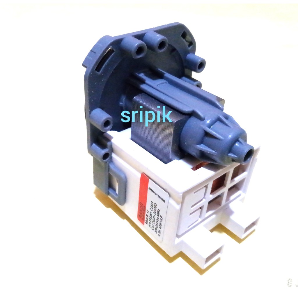 motor drain pump mesin cuci front loading universal electrolux LG dll model slot putar