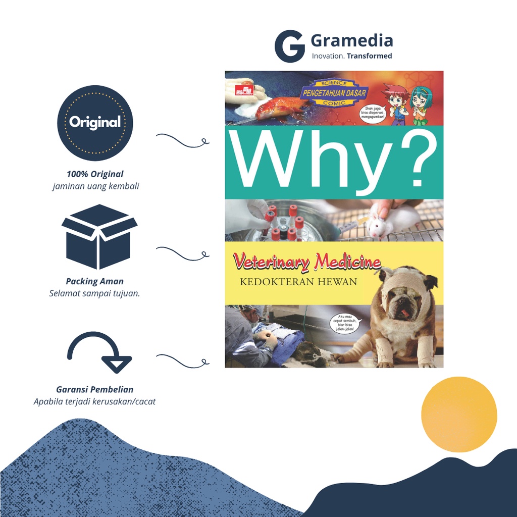 Gramedia cikupa - WHY? VETERINARY MEDICINE