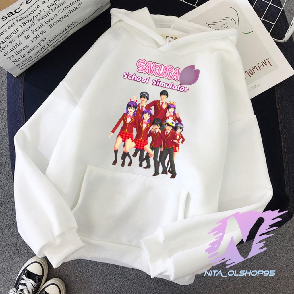 HOODIE SAKURA SCHOOL SIMULATOR SAHABAT SWEATER ANAK SAKURA SCHOOL SIMULATOR TERBARU