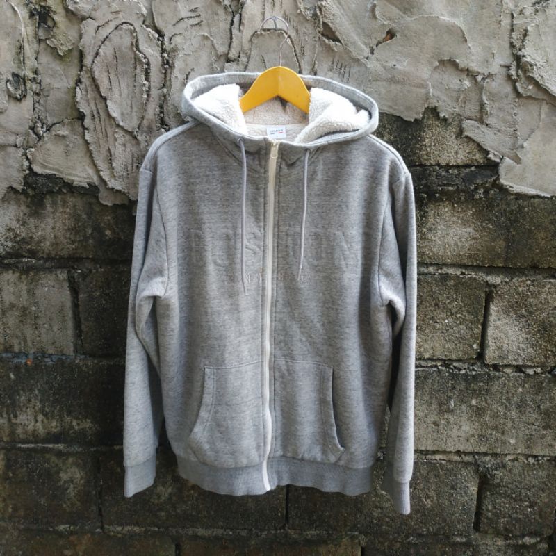 jaket Hoodie zipper Polham second branded original preloved