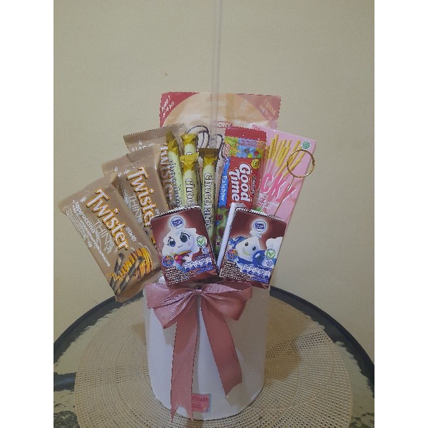 

Bloom box buket,buket snack,buket ultah,buket wisuda
