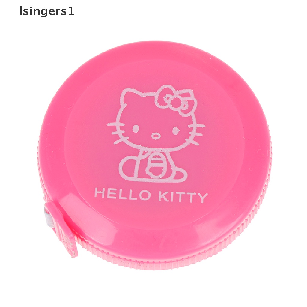 (lsingers1) Meteran Badan Retractable Motif Kartun HELLO KITTY