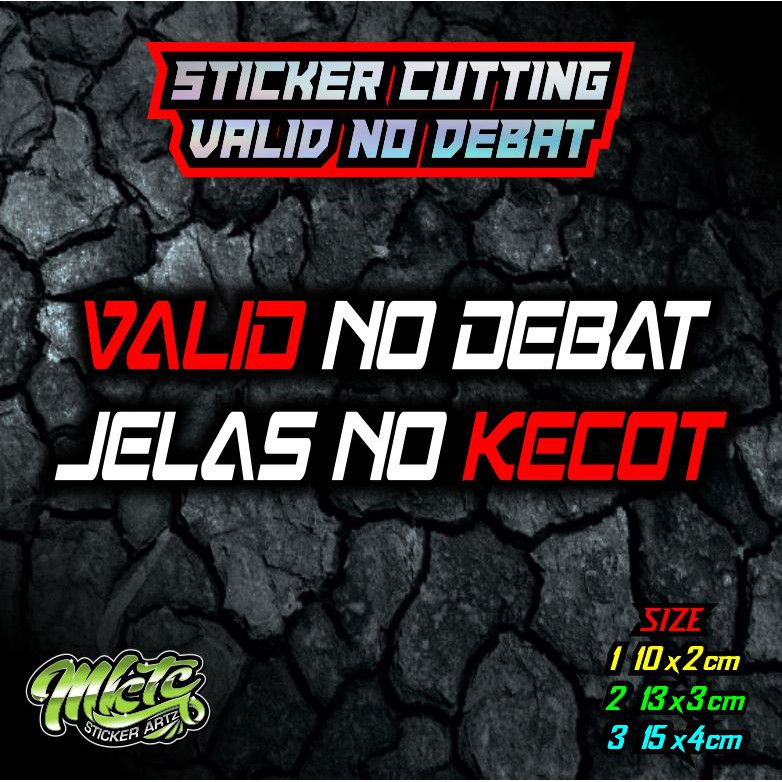 

CUTTING STICKER valid no debat MENGGUNAKAN BAHAN REFLECTIVE, BISA MENYALA DALAM GELAP