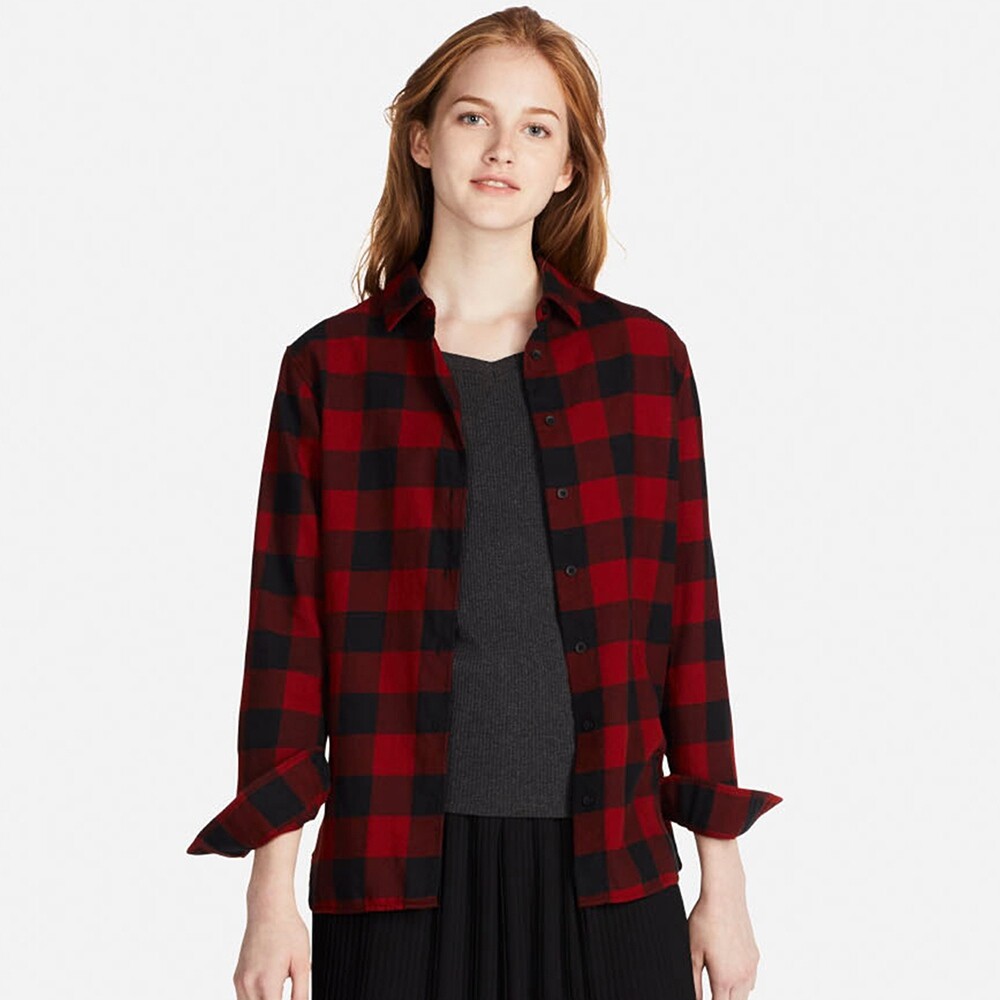[LIMITED OFFER] WOMEN KEMEJA FLANNEL UNIQLO