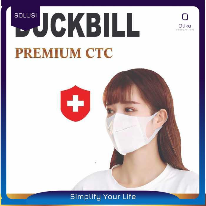 Solusi Terbaru 50 Pcs Premium CTC Masker Duckbill 3 Ply
