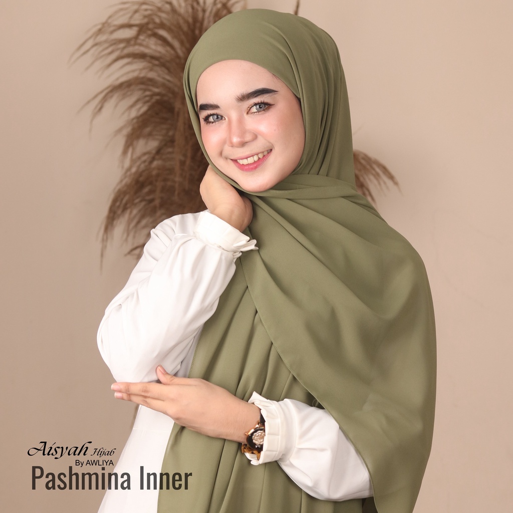 PASHMINA INNER ORIGINAL AISYAH BY AWLIYA COLLECTION CERUTY BABYDOLL//PASMINA INER//INNER// PASMINA O