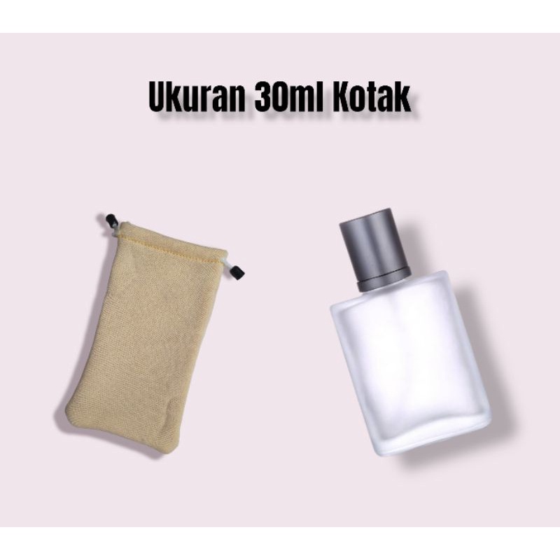 SARUNG BOTOL PARFUME KANTONG BOTOL PARFUME POUCH BOTOL PARFUME UKURAN 30 ML KOTAK