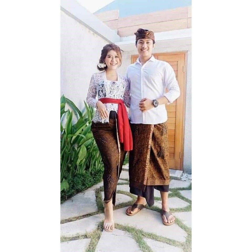 SET COUPLE BATIK - KAMEN, SAPUT &amp; UDENG SETENGAH JADI