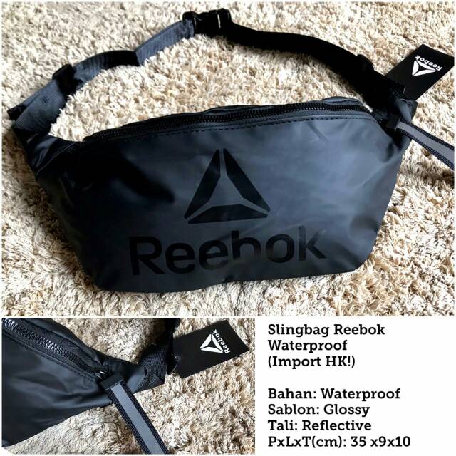 Tas selempang waterproof reebok