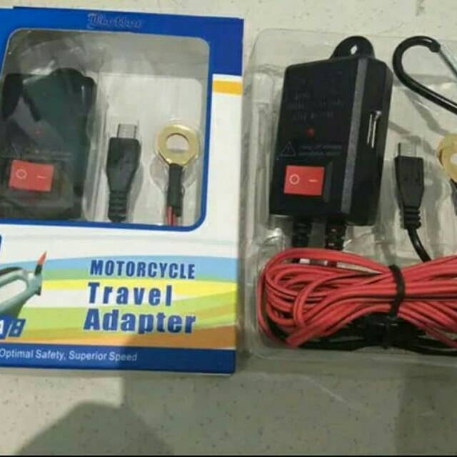 Charger Hp Di Aki Motor Better / Charger Hp accu Gojek, Grab, Uber