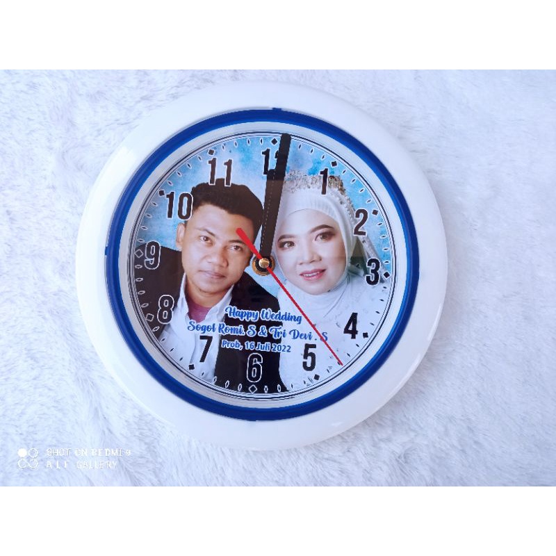 Jam Dinding Custom Bisa Pakai Foto Sendiri