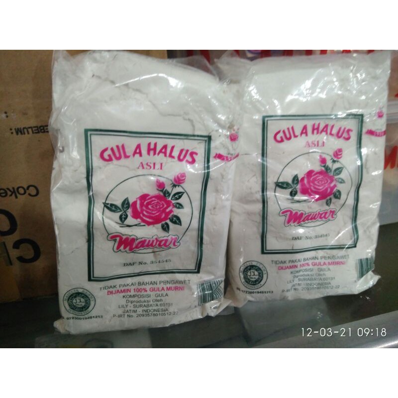 

Gula halus asli mawar 480gr