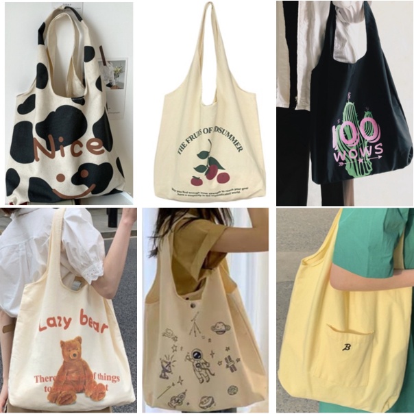 SWEET Totebag Fashion Wanita Tas Samping Tote Bag Aestethic NR