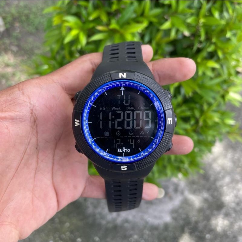 Jam Tangan Pria Digital Water Proff ( Bisa Buat Renang) Fitur Lengkap Strap Rubber