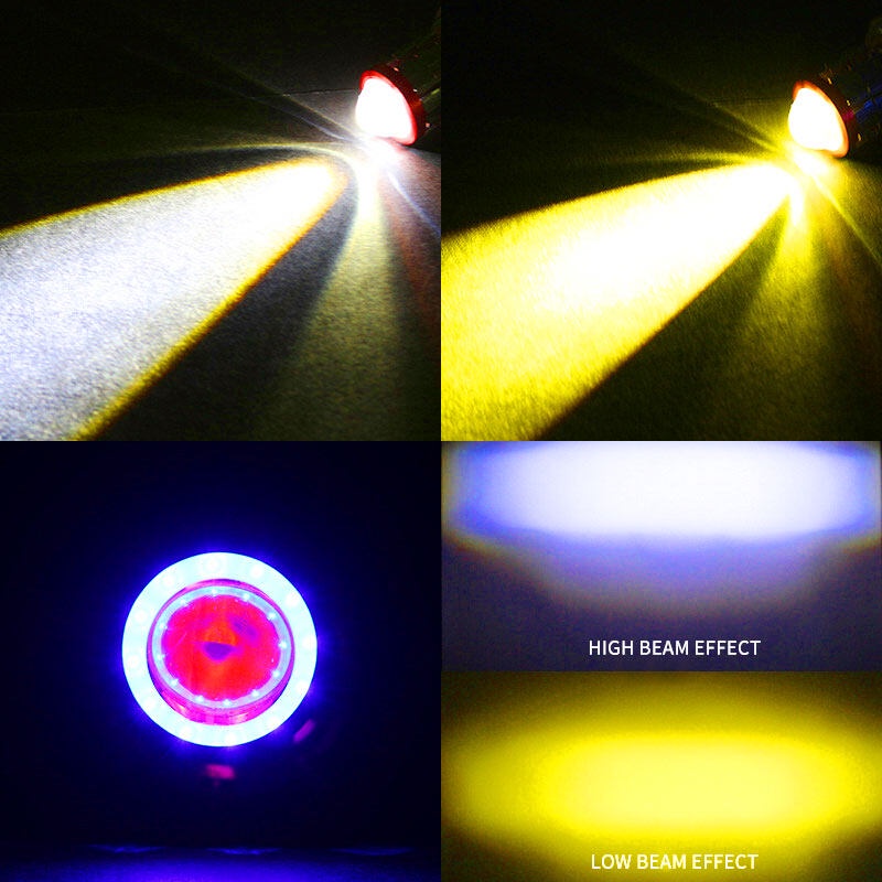 Lampu Depan Sepeda Motor LED H4 BA20D H6 HS1