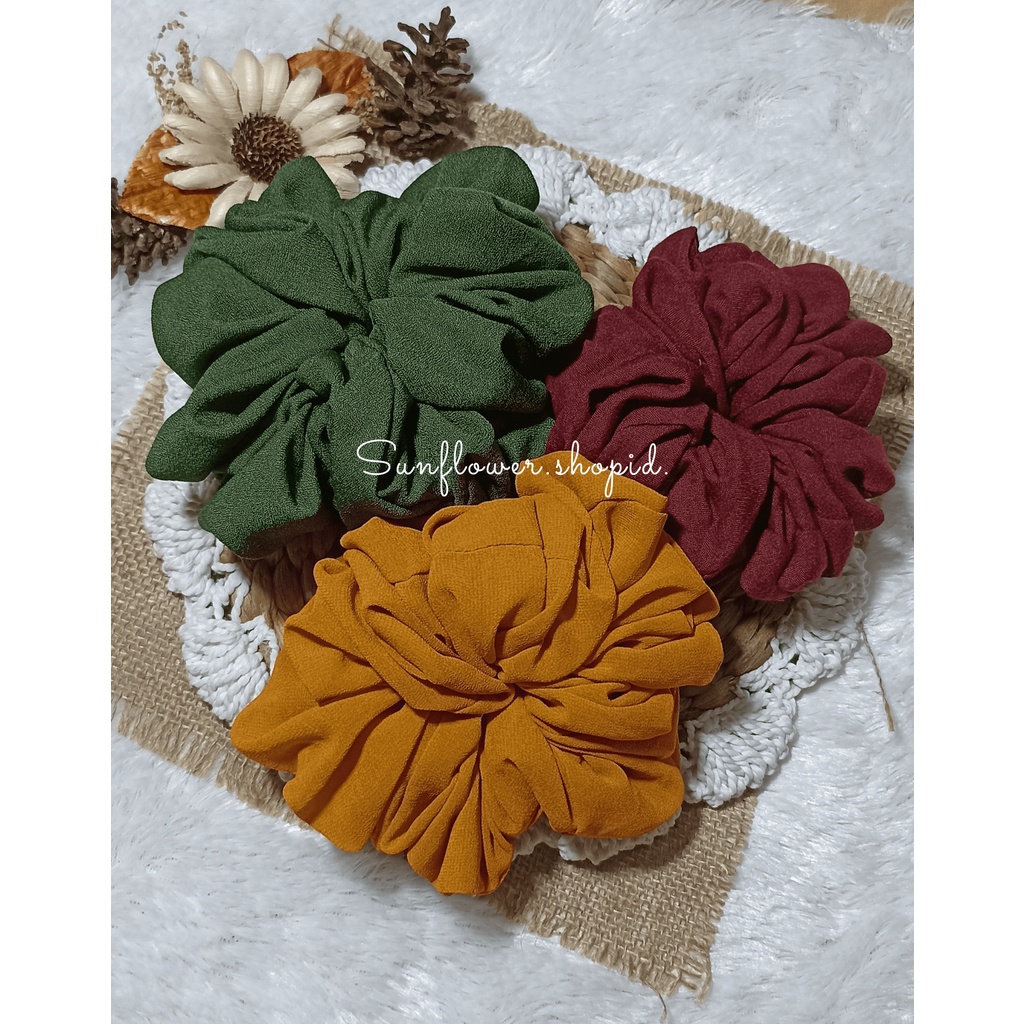 SCRUNCHIE JUMBO/IKAT RAMBUT/CEPOL HIJAB