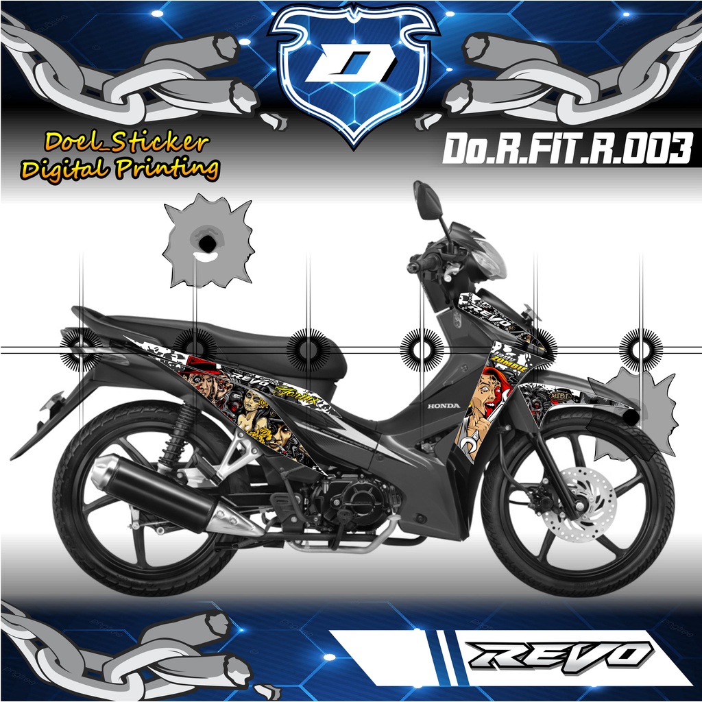 Sticker Striping Lis Variasi REVO FIT 2012/REVO ABSOLUTE R DOEL 003 JERINK